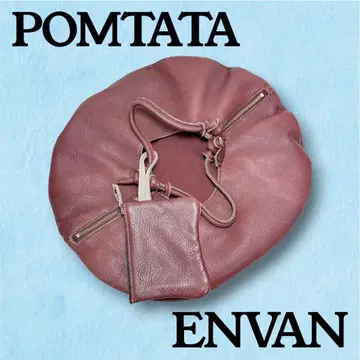 POMTATA 폼타타 ENVAN 원반 엔반 핸드백 가죽
