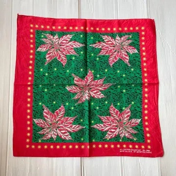 80s 90s 꽃무늬 빈티지 반다나 vintage USA