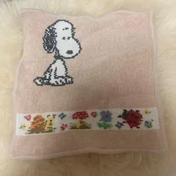 페이 스누피 손수건 베이지