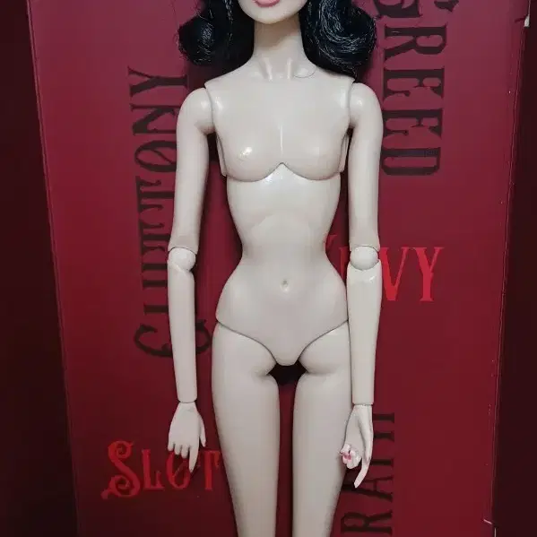 패션로얄티 포피파커 ooak 누드인형