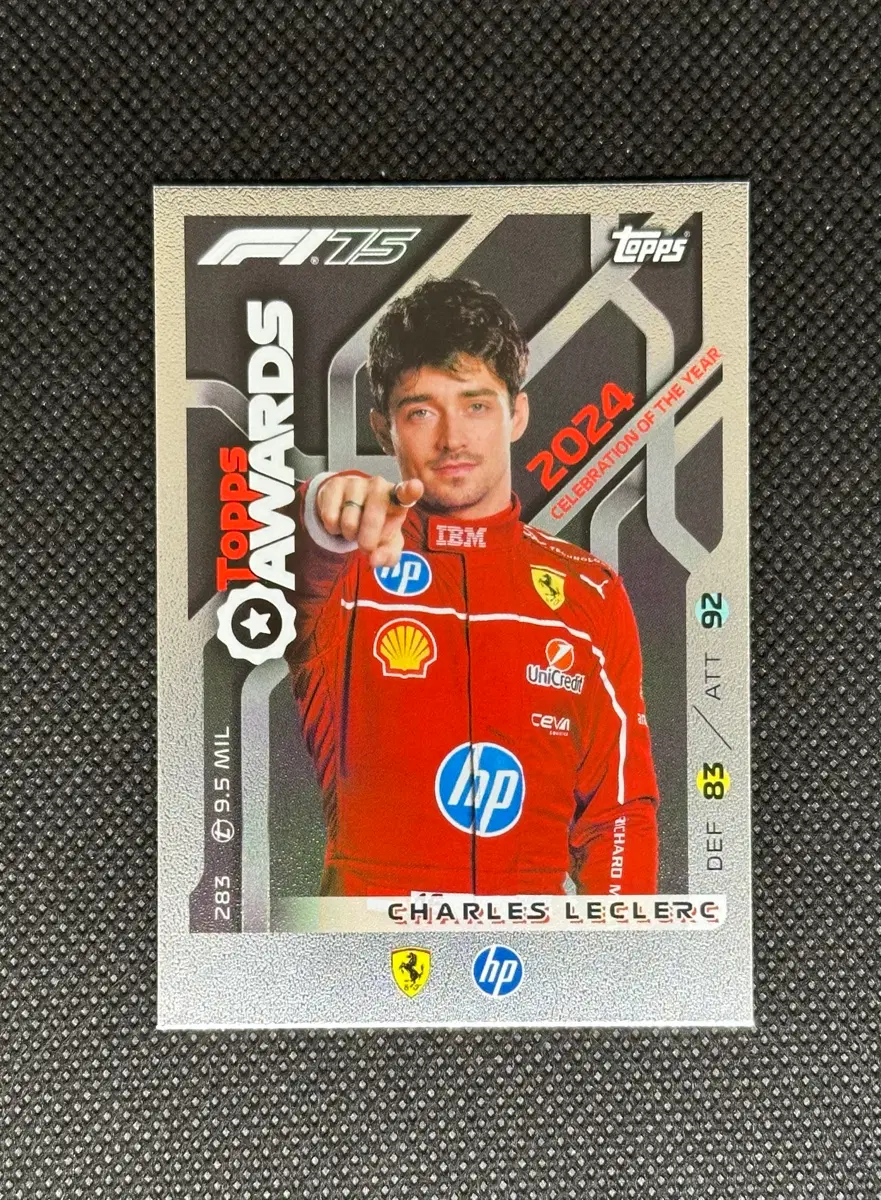 2025 탑스 터보어택 f1 샤를 르클레르 카드