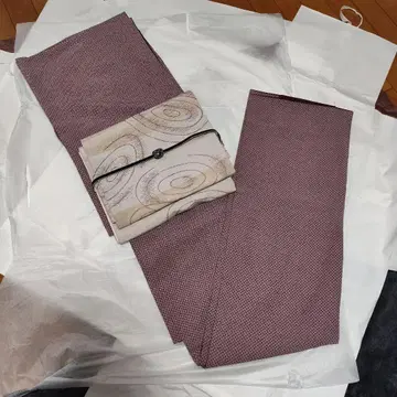부쇼안 이중 기모노 시보리풍