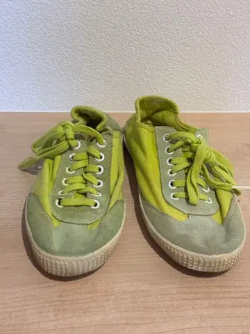 BENETTON 스니커즈 라임 그린