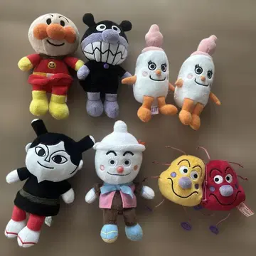 호빵맨 봉제 인형 8개 세트