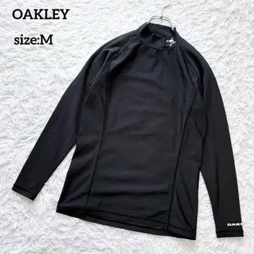 OAKLEY 오클리 골프 모크넥 이너 셔츠 스컬 블랙 M