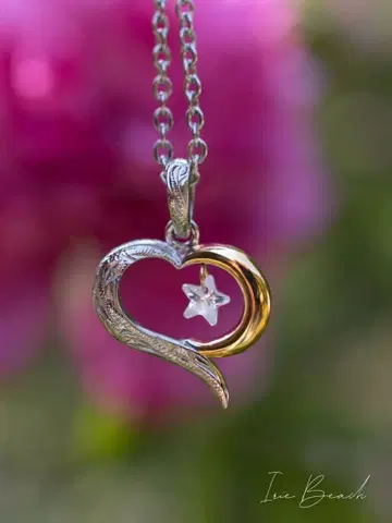 IRIEBEACH MOON HEART necklace