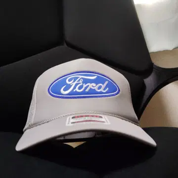 Ford 로고 트래커 캡 그레이 OTTO 메쉬 캡