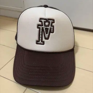 IV 큐빅 메쉬 캡 브라운