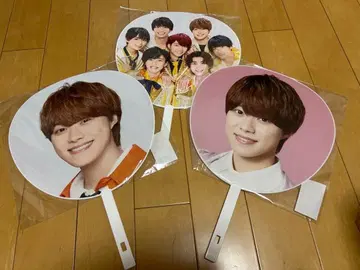 나니와단시 오하시 카즈야 점보 부채 3종 세트