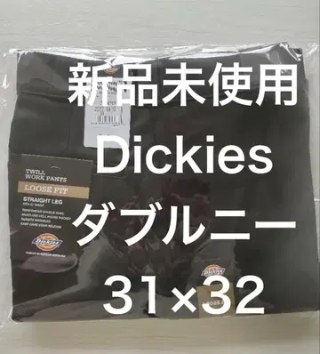 [미사용 새상품] [31 x 32] Dickies 더블니 85283 BLACK