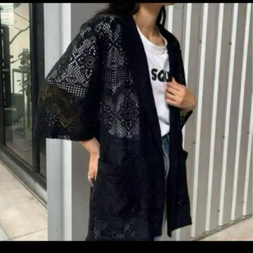 렙심 레이스 하프 슬리브 자켓