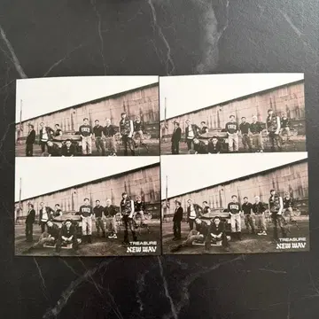 TREASURE NEW WAV 엽서 미사용 4장