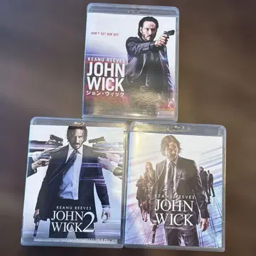 John Wick 1-3 Blu-ray 3개 세트
