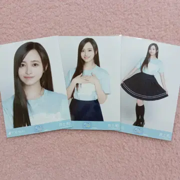 노기자카46 브로마이드 이노우에 와카나 홋카이도ver. T셔츠 3종 컴프 새상품급