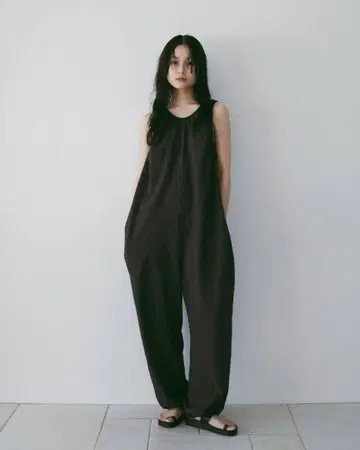 anuke U넥 체크 콤비네이션