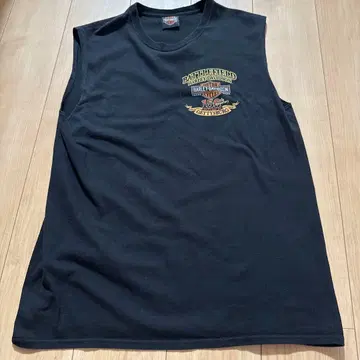 Harley-Davidson 탱크탑 블랙 구제 의류