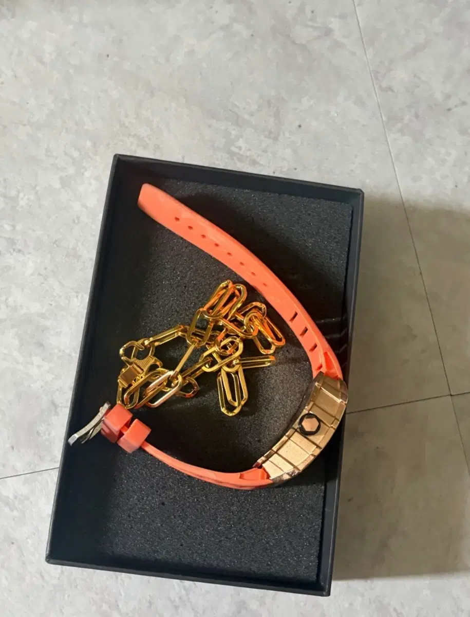 소윰 링크 체인 목걸이 박스 포함