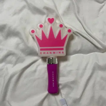 CHANMINA 크라운형 응원봉 핑크