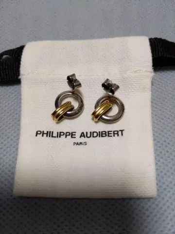 PHILIPPE AUDIBERT 후프 귀걸이 실버/골드