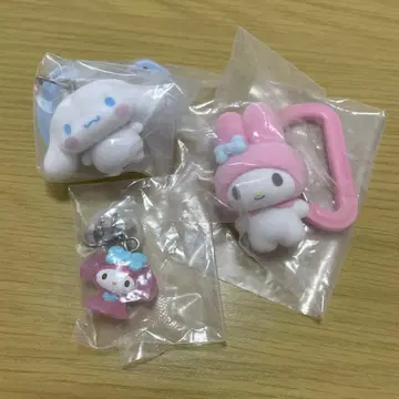 산리오 캐릭터 마스코트 키링 3종 세트
