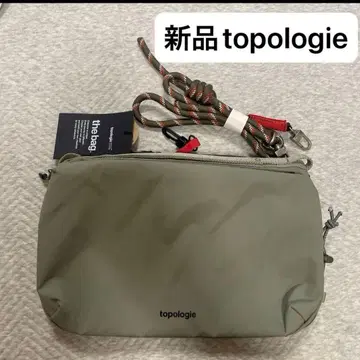 새상품 토폴로지 topologie 보틀 사코슈 라지 카키 숄더