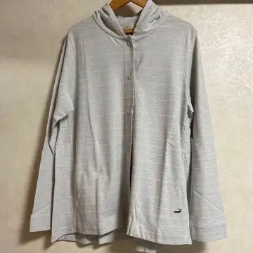 Crocodile 여성용 긴팔 가디건 라이트 그레이 M 접촉 냉감