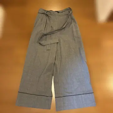 KNOTT 여성용 슬랙스 그레이 벨트 포함