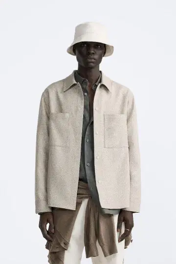 [ 완판템 ] ZARA 셔츠 자켓 긴팔