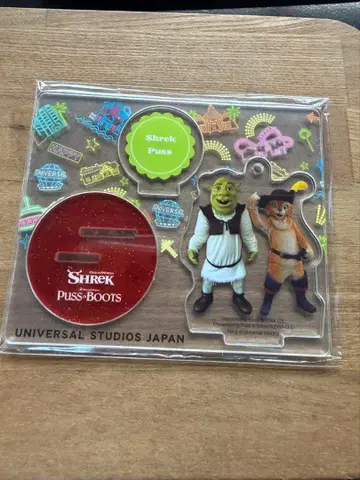USJ 콜렉터블 아크릴 스탠드 키체인 슈렉 푸스