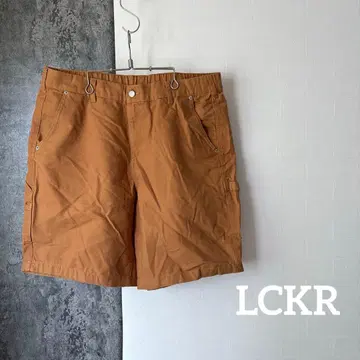 951 LCKR 하프 팬츠 치노 스케이터 팬츠 코튼 무지 빅사이즈