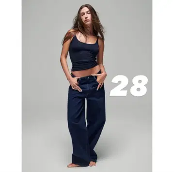 GAP The Hailey 엑스트라 배기 데님 다크 워시 28