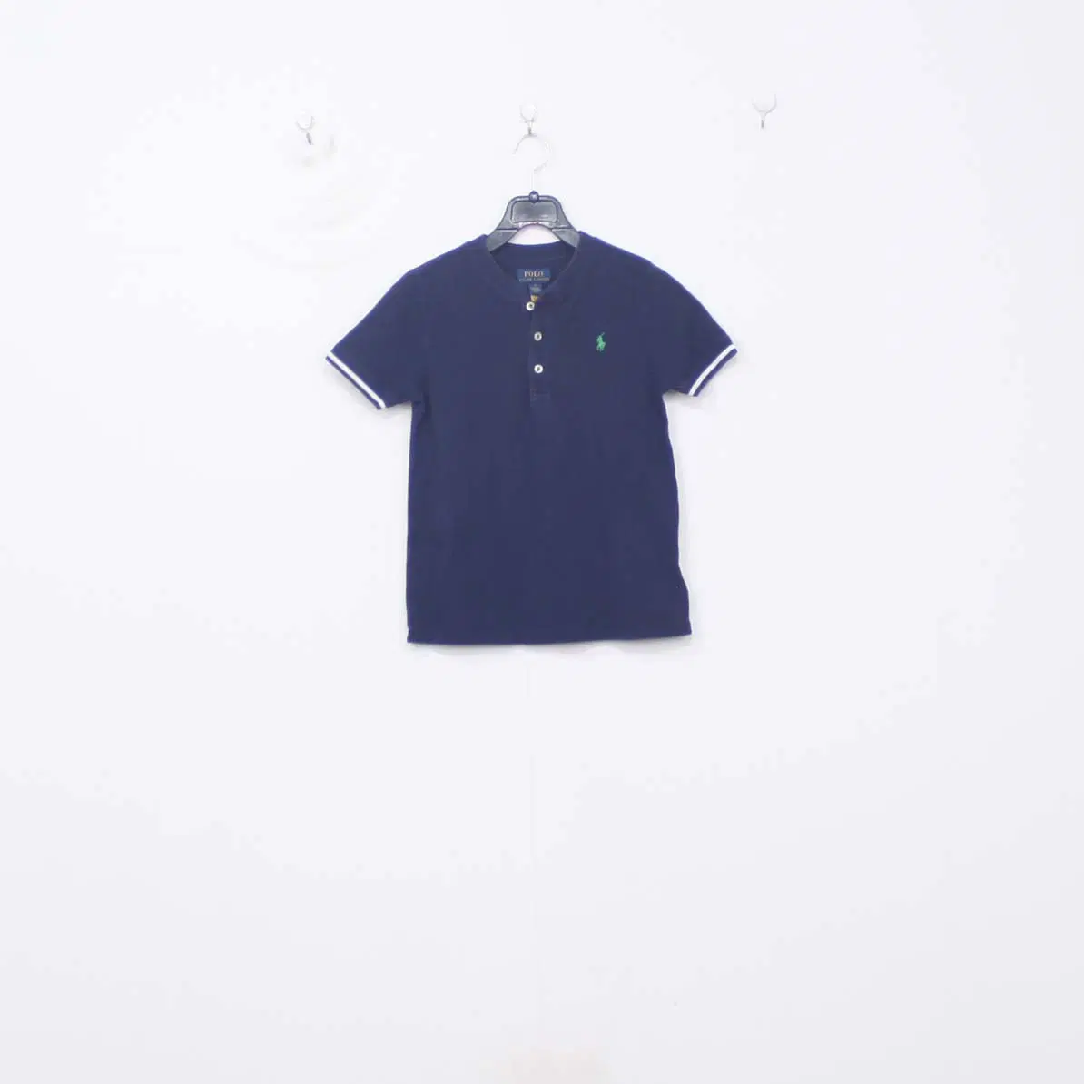 [정품] 폴로 랄프로렌(POLO RALPH LAUREN) 키즈 헨리넥 반팔 티셔츠 7(130)사이즈 정인샵