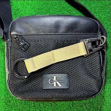 CALVIN KLEIN JEANS 숄더백 블랙 메쉬