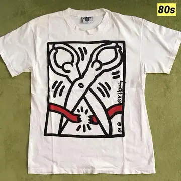 80s 키스 해링 T셔츠 LEE 바디