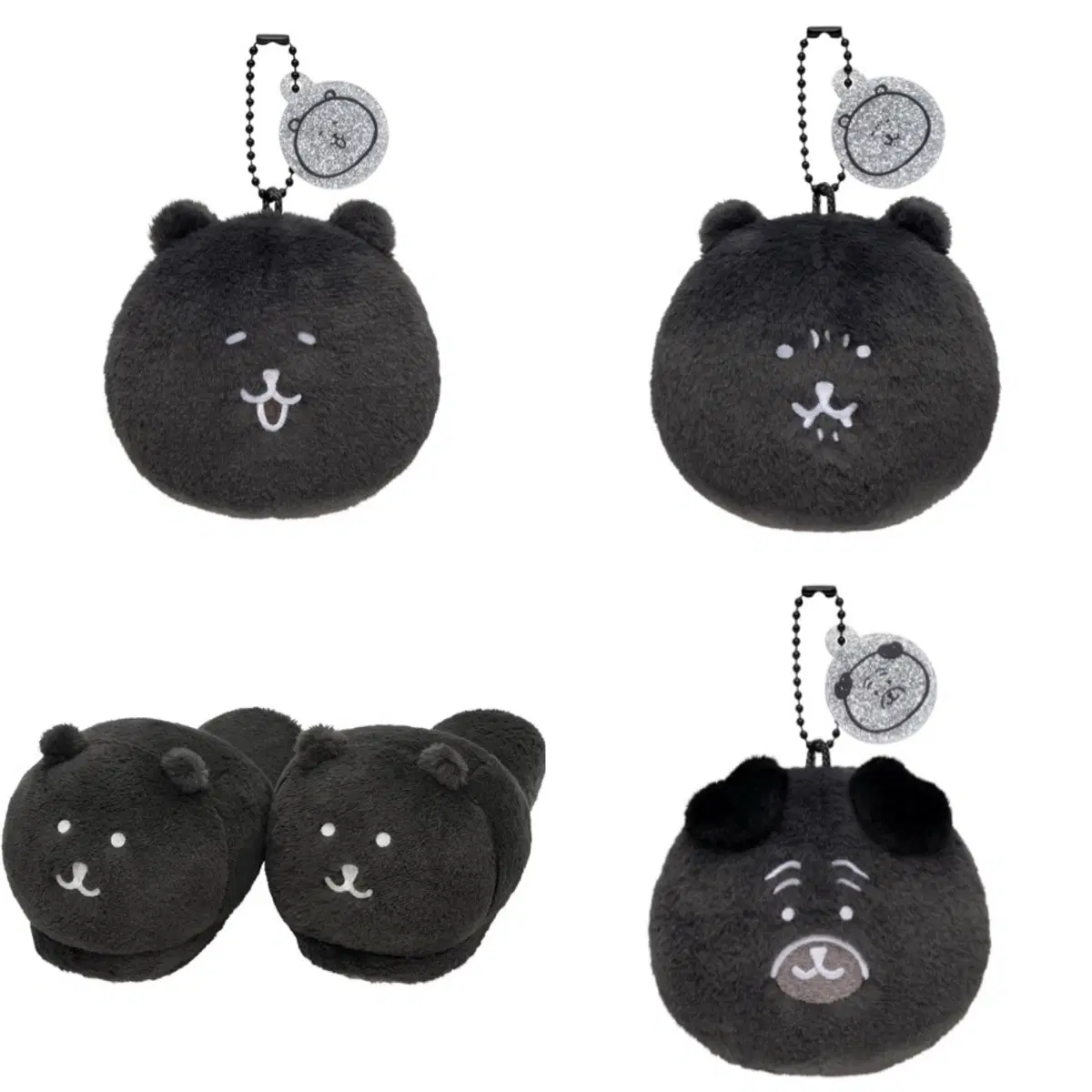 나가노 마켓 농담곰 흑담곰 쿠지 c 상 포함 4개 일괄 판매