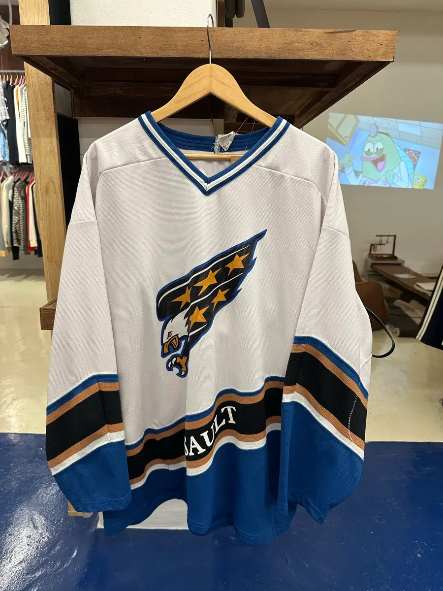Ak 캐나다 NHL 블록코어 하키져지