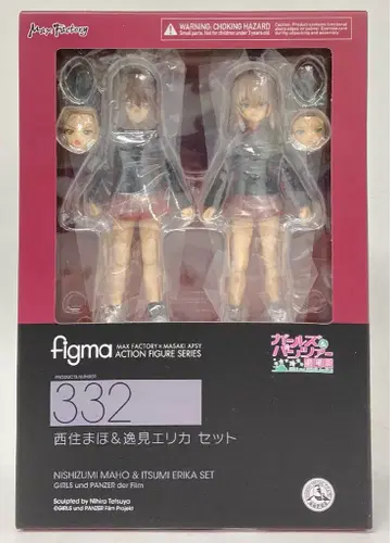 MAXFACTORY figma 걸즈 & 판처 극장판 니시즈미 마호 & 이츠미 에리카 세트 332