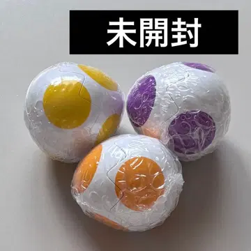요시 메지루시 액세서리 보라색 노란색 오렌지