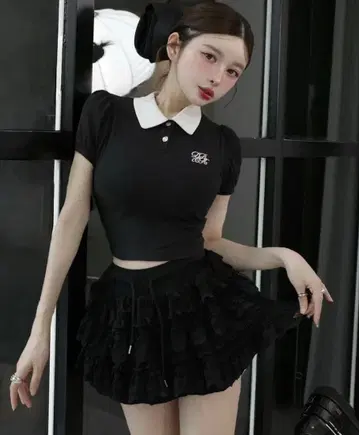 택 포함 새상품 Darich 다리치 DRCH 바이컬러 피케 셔츠