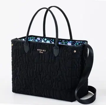새상품 ANNA SUI mini 리버서블로 사용 가능한 로고 퀼트 토트백