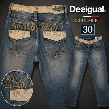 Desigual 데님 팬츠 30 버튼 플라이