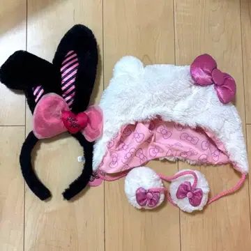 USJ 헬로키티 머리띠 팬캡 모자