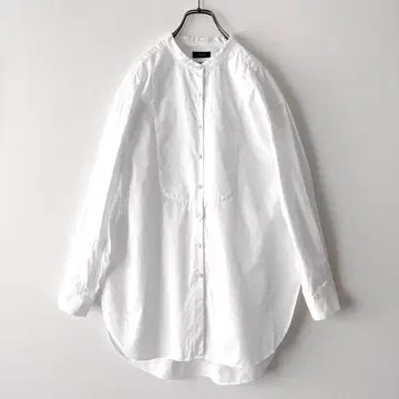 새상품급 쉽스 SOMELOS 솔리드 비브 요크 셔츠 루즈핏 튜닉 기장