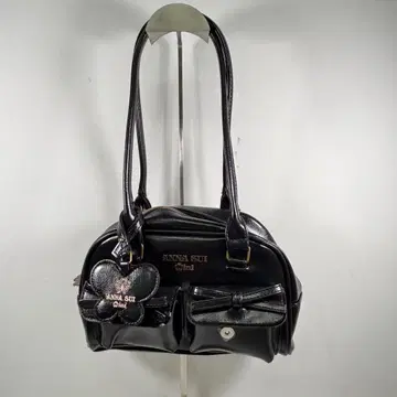 ANNA SUI mini 리본 블랙 핸드백