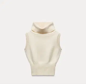 ZARA 하이넥 니트 베스트