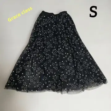 최종 가격 그레이스 클래스 샤샤 스커트 그레이스 콘티넨탈 별 달