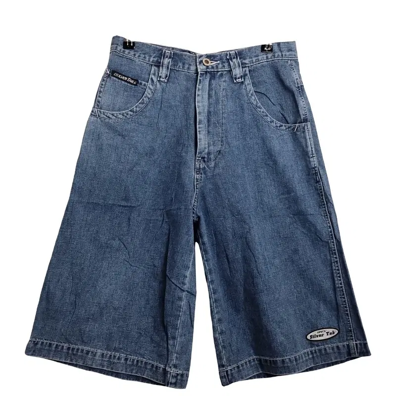 Levis silvertab jeans 리바이스 실버탭 데님 반바지 [28인치]