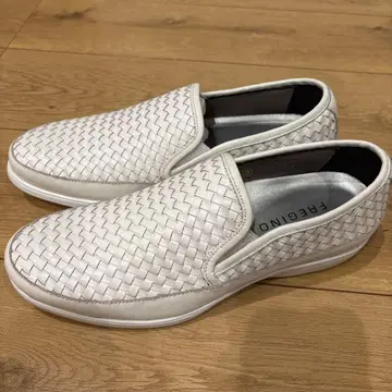 FREGINO 메쉬 슬립온 화이트 24.5cm