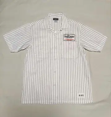 GOODSPEED equipment 스트라이프 워크 셔츠 화이트