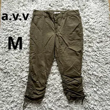a.v.v 아베베 크롭 팬츠 사브리나 팬츠 카키 M 사이즈